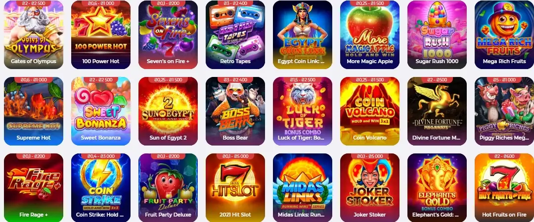 Популярные слоты First Casino