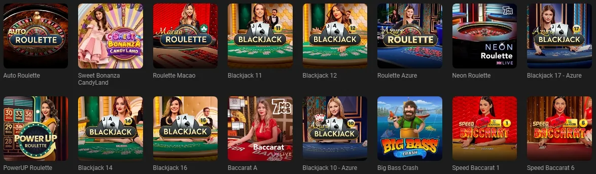 живі ігри казино GG.Bet